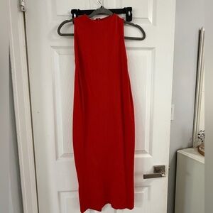Forever 21 Red Midi Skirt